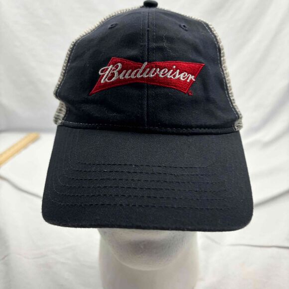Budweiser Other - Budweiser Unisex Embroidered Mesh Back Snapback Baseball Cap One Size